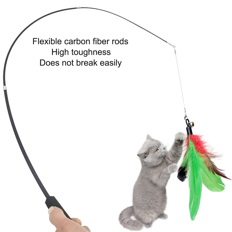 Premium Interactive Cat Toys Set with Feather Wand, Hanging Door Toy & Multiple Attachments - The Ultimate Playtime Solution for Cats - PawsPlanet Australia