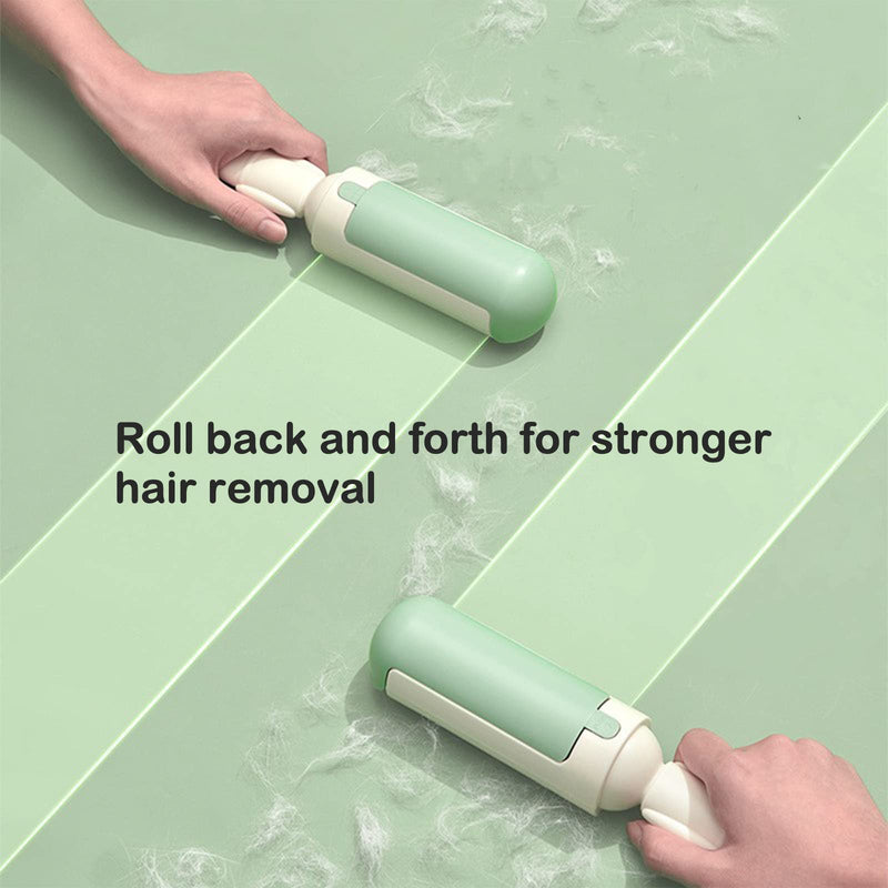Pet Hair Remover Reusable pet Hair Remover Dog and cat Hair Remover for Sofas, Furniture, Carpets, car Seats with self-Cleaning Base Upgraded Animal Hair Remover Tool (White Green) - PawsPlanet Australia