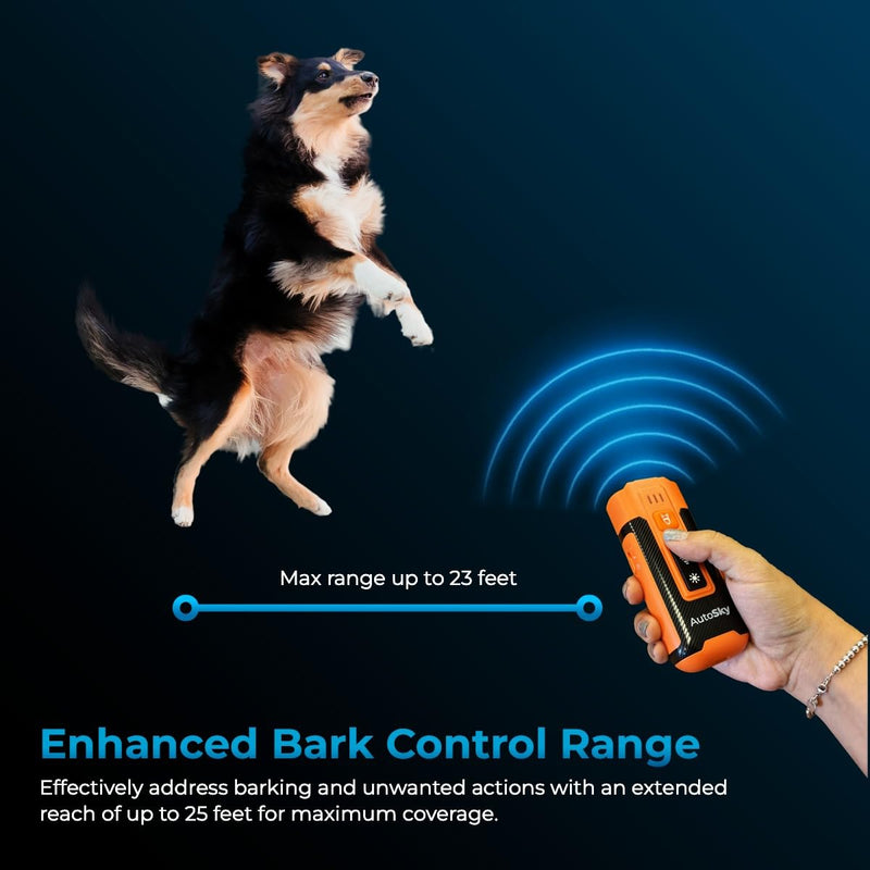 AutoSky Pets Ultrasonic Dog Training Device - No Need to swat or Yell just Point. Long Range and Easy to use - PawsPlanet Australia