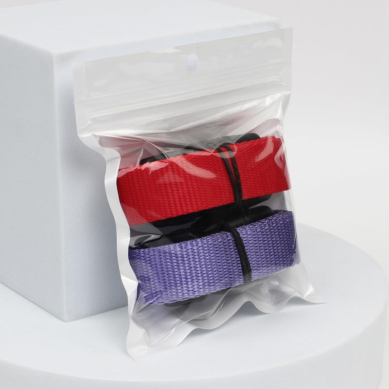 Shock Collar Replacement Strap, Replacement Collar for Bark Collar, Dog Training Collar Replacement Strap, Durable & Adjustable Dog Collar for Small Medium Large Dogs - Red & Purple - PawsPlanet Australia