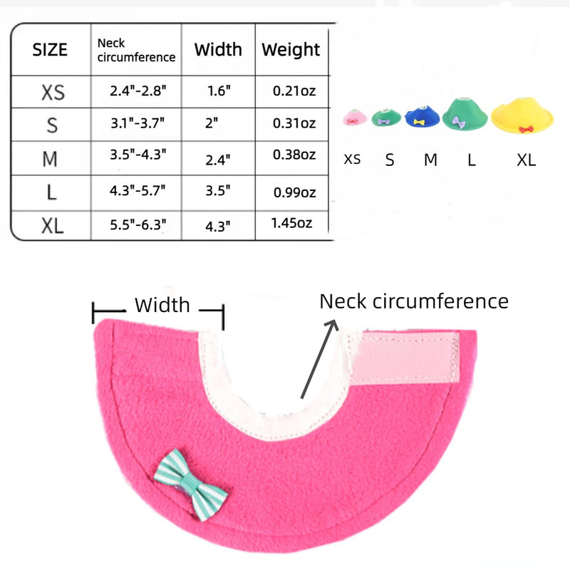 MANON ROSA Bird Collar - Anti-Bite Elizabethan Recovery Cone Feather Plucking Protector Skin-Friendly Neckwear for Parakeets Conures Cockatiels and Small Animals Chinchilla Hamster (M,3 Packs) Medium 3 Packs - PawsPlanet Australia