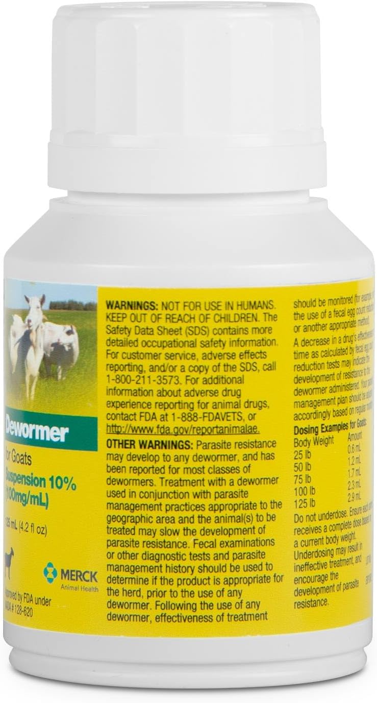 Merck Safeguard Goat Dewormer, 125ml - PawsPlanet Australia