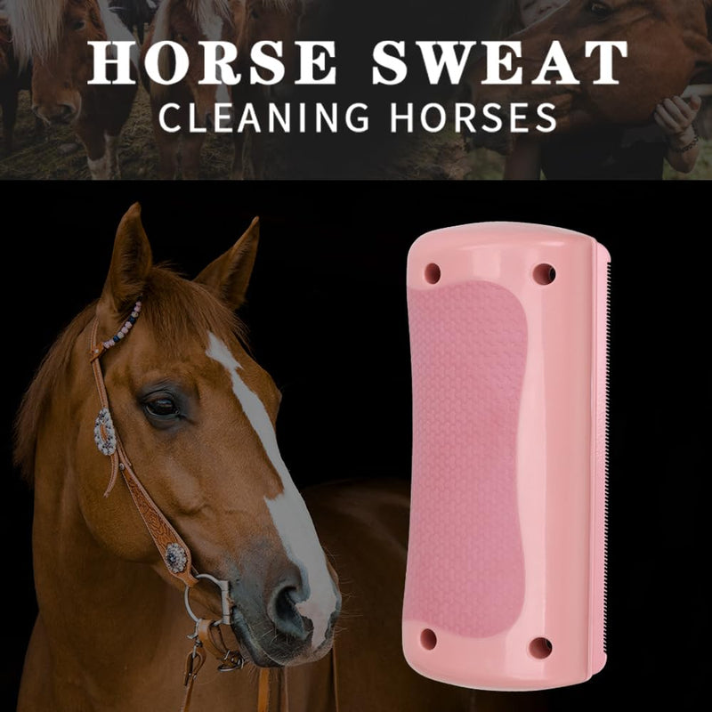 MAXIMILIAN Deshedding Brush for Dogs Cats Horses Undercoat Tool for Large and Small Pets Comb Removes Loose Dirt Hair and Fur Professional Pet Groomer, Pink for Little Pony - PawsPlanet Australia