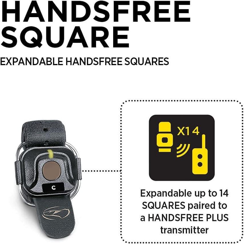 Dogtra HANDSFREE Square Expandable Remote Dog Training Device for Discreet Control Ergonomic Compatible with HANDSFREE Plus Models Expandable SQUARE Expandable 3rd Generation Boost & Lock - PawsPlanet Australia
