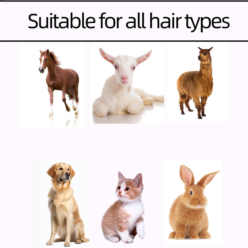 Detachable Replacement Blades for Horse Grooming Clippers, Pet Hair Shaver with Widen Ceramic Blades for Dogs, Cats, Sheep, Other Animals Blade Replacement - PawsPlanet Australia