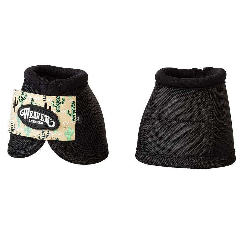 Weaver Leather Ballistic No-Turn Bell Boots Large Black Cactus