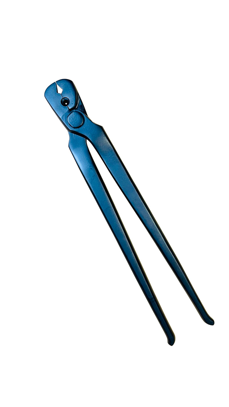 12″ Horse Nail Puller – Heavy-Duty Farrier Tool for Crease Nail Removal | Forged Steel Jaws, Rust-Resistant Finish & Ergonomic Handle for Hoof Nail Extraction (Black) Black
