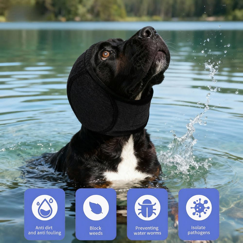 Dog Ear Defenders Noise Cancelling,QIANSSE Professional Dog Ear Protectors for Firework Anxiety Relief Noise Reduction for Pets