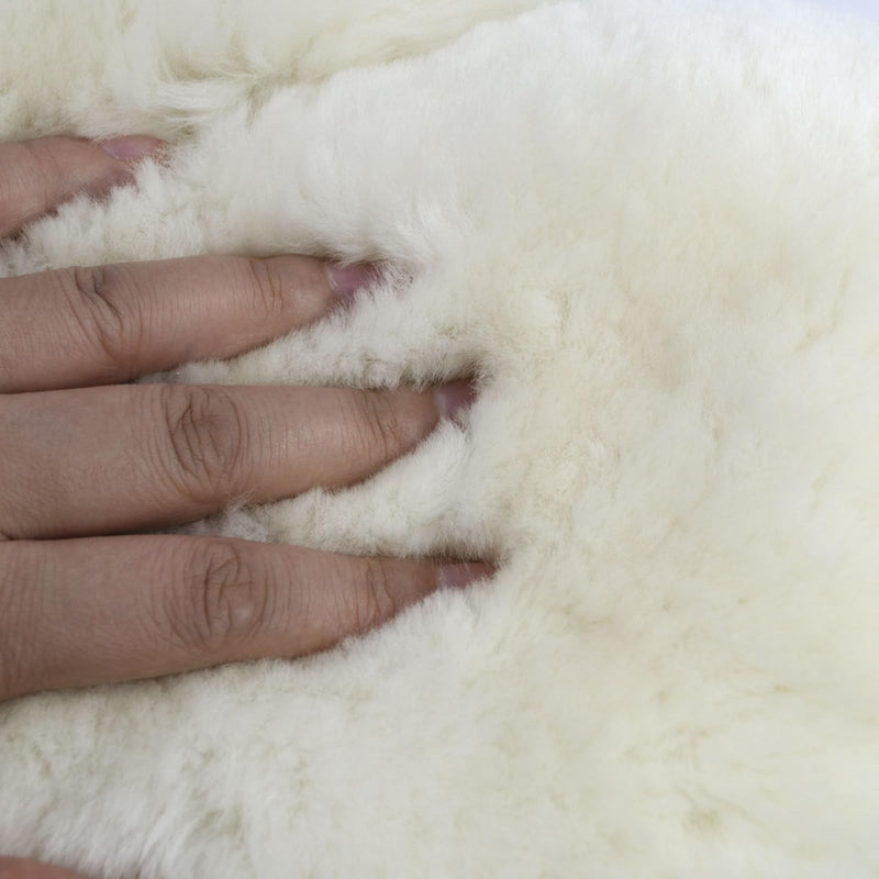 Gracefur Ultra-Soft Sheepskin Horse Grooming Mitts for Tack, Saddle & Boot Cleaning - Perfect Gloves for Tack & Horse Care (White) White - PawsPlanet Australia