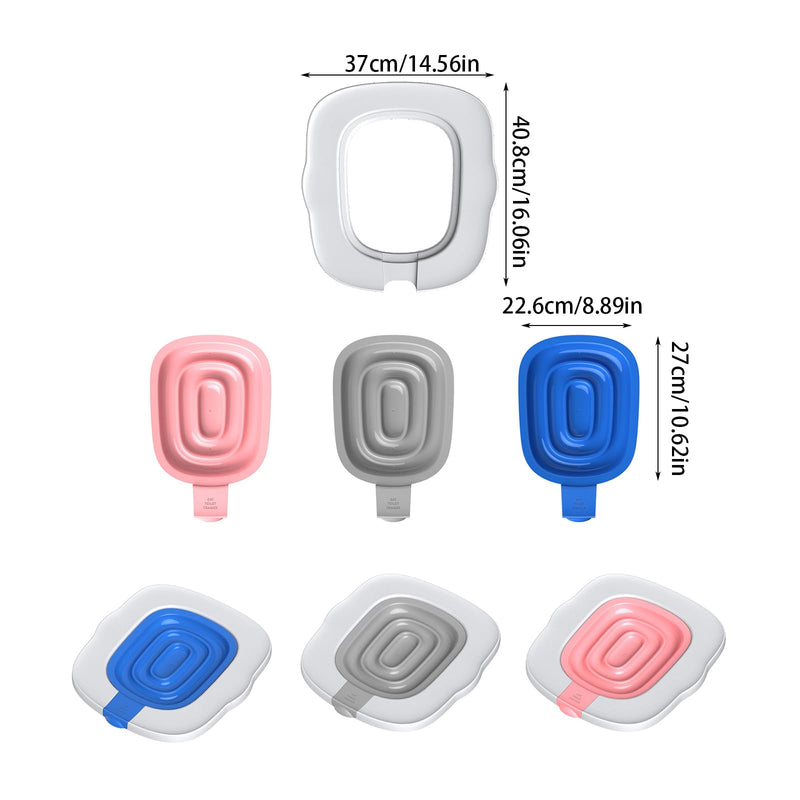 Cats Toilet Trainer for Pet Reusable Plastics Litter Tray Cats Toilet Training Kits Housetraining Cats Toilet Seats Trainer Reusable Cats Toilet Trainer Pink-Inner support - PawsPlanet Australia