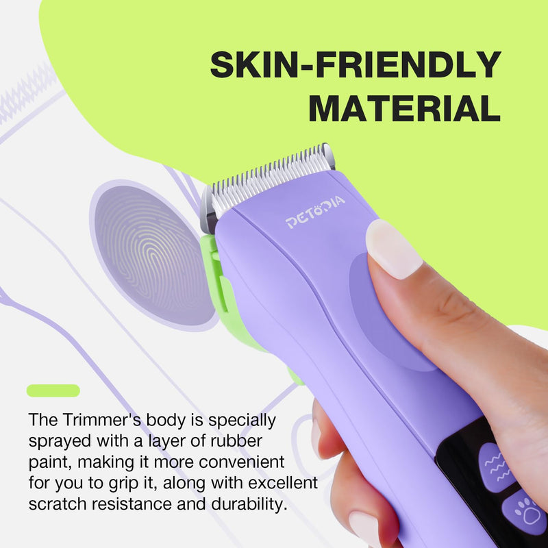 etopia Professional Dog Clippers for Grooming, Low Noise Electric Quiet Dog Grooming Kit, Rechargeable Cordless Dog Shaver Clippers, with 9mm Blade for Dogs Cats Pets
