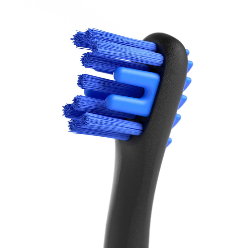 BrushMate Pet Toothbrush & BiteBlock Combo Pack for Dogs (Medium, Blue) 1 Count (Pack of 1) - PawsPlanet Australia