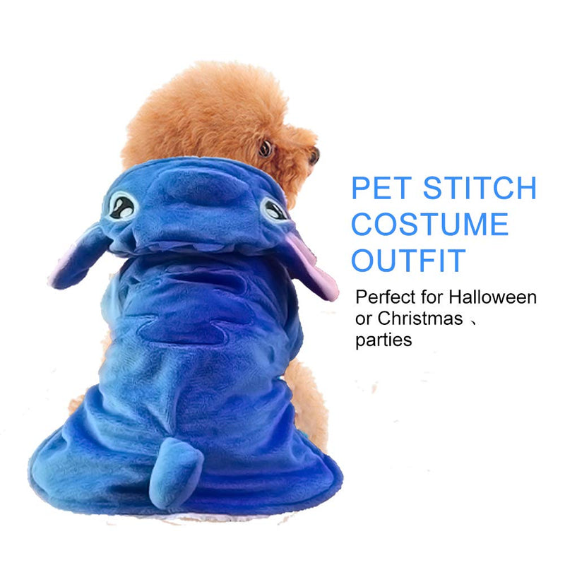 Dog Costume, Gimilife Dog Hoodie, Dog Halloween Costume Pet Xmas Pajamas Outfit, Pet Coat Cartoon Costumes for Small Medium Large Dogs and Cats for Halloween Christmas and Winter - S S ( 7-15 LB | 17.32"Chest Girth )