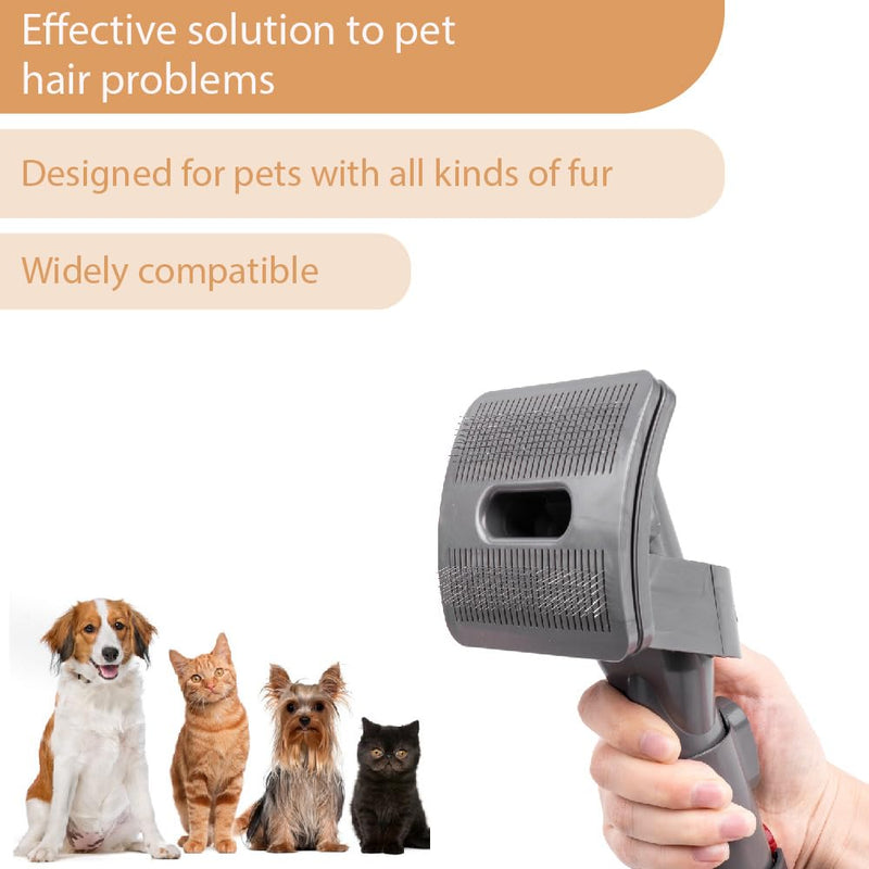 Pet Grooming Kit - Compatible with Dyson V7, V8, V10, V11, V12, V15 (Vacuum Not Included) - Brush Hair Remover for Dogs and Cats, Deshedding Tools, Undercoat Fur - Mess free Shedding Comb Kit - PawsPlanet Australia