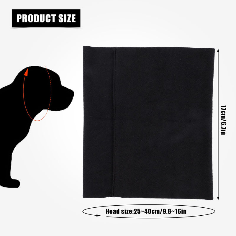 SAVITA Ear Wraps for Dogs, Snoods for Dogs Ears Pet Ear Muffs for Noise Protection Pet Ear Covers for Relieve Anxiety From Thunder Fireworks Force Drying(Size S)