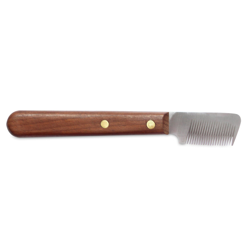 Mars Coat King Professional Dog Stripping Knife Grooming Tool, Short/Wide Blade and Slant Tooth - Right-Handed Short/Wide Slant Tooth