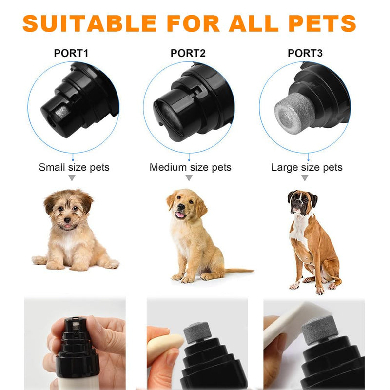 Dog Nail Grinder Replacement Head, 2 Pack Pet Nail Grinder Wheels Heads Bits, Diamond Grinding Heads, for All Models and Most Brands Dog Nail Grinders Accessory (Replaceable Grinding Head) - PawsPlanet Australia