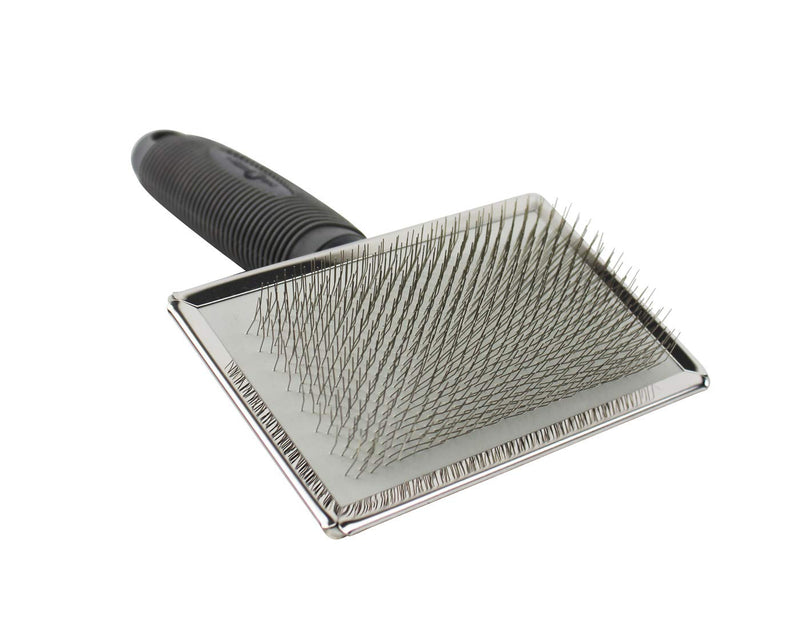 Premium Pet Slicker Brush for Cats & Dogs Shedding Tool, Grey, Small - PawsPlanet Australia