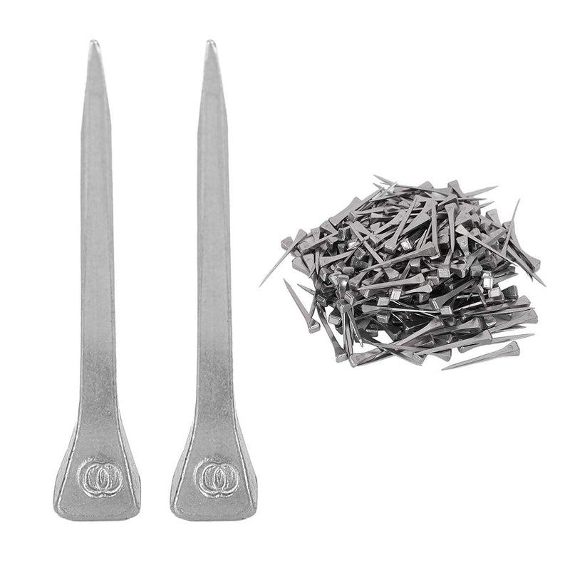 HEEPDD 250Pcs Horseshoe Nails, 4.5cm E3 Horse Hoof Nails for Horse Racing Training Riding Equestrian - PawsPlanet Australia