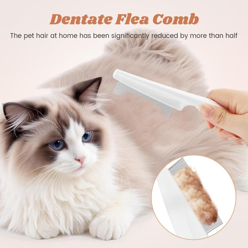 Cat Steam Brush for Shedding, 4 in 1 Rechargeable Steam Brush with Foldable Handle for Cats and Dogs, Pet Comb for Cats, Massage, Cleaning, Shedding & Combing All In One(COLOR:Pink) Pink - PawsPlanet Australia