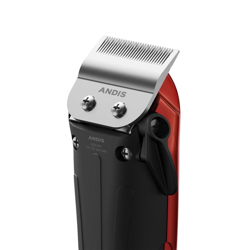 Andis Dr Pol Easy Clip Ultra Adjustable Blade Clipper Kit, Ultimate Grooming Tool for DIY Touch-Ups on Single-Coated Breeds with Thin to Medium Coats, Orange, 561116 - PawsPlanet Australia