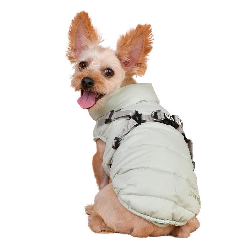 Cotton Touch Dog Harness Jumper - Mint - M Medium