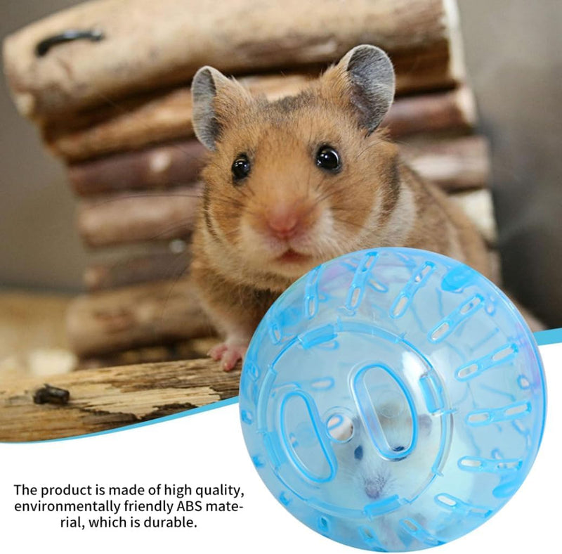 2Pcs Blue and Pink Hamster Balls Hamster Ball Transparent Dwarf Hamster Exercise Balls Running Wheel Gerbil Toys, Small Animals, Small Animal Health Supplies - PawsPlanet Australia