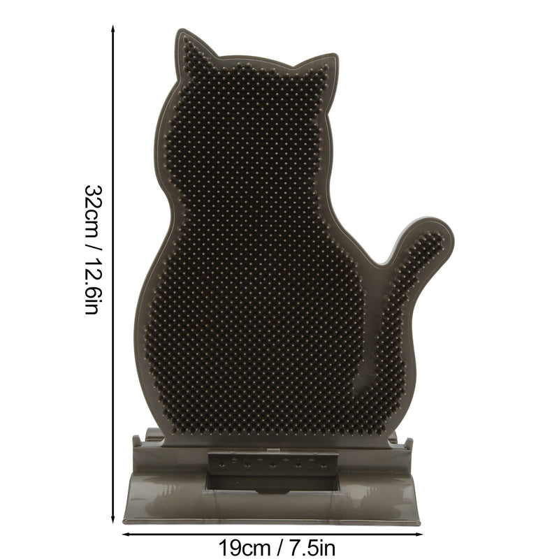 Cat Massage Brush, PE Material Cat Self Groomer Wall Corner Massage Comb Massager Tool for Cats with Long and Short Fur - PawsPlanet Australia