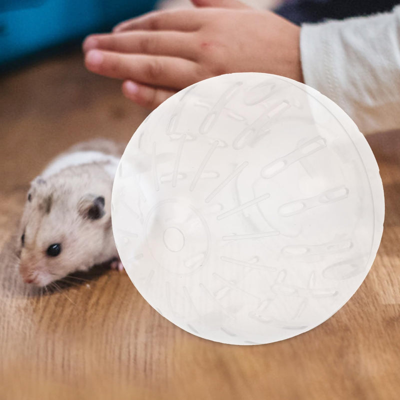 FOMIYES Hamster Exercise Ball 10CM Hamster Running Ball Transparent Hamster Wheel for Dwarf Hamsters Small Animal Pet to Reduce Boredom and Increase Activity (Random Color) - PawsPlanet Australia