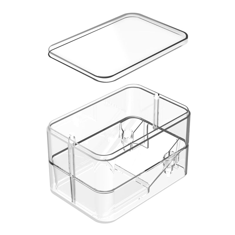 Automatic Fish Feeder Expandable Box Fish Food Storage Box, Removable, Suitable WP8622, WP8622L and KIVNIEHI WP8621N, Transparent Plastic Material, 350ML Large Capacity - PawsPlanet Australia