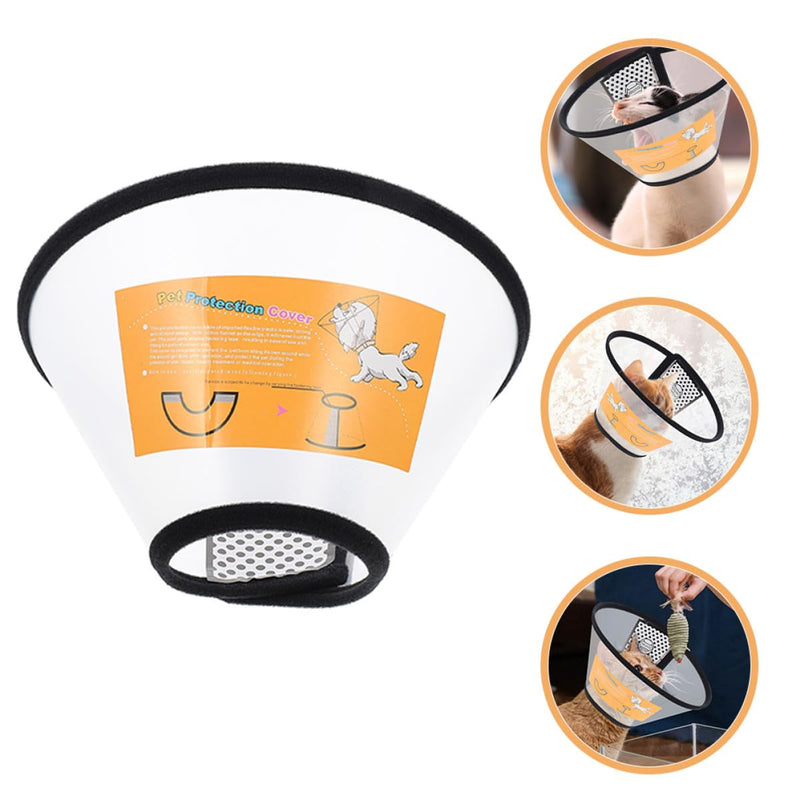 TOPBATHY Soft Adjustable Neck Collar made of PP for Cats and Dogs Comfortable Material Fashionable Protective Collar to Protect Against Licking and Biting During Healing