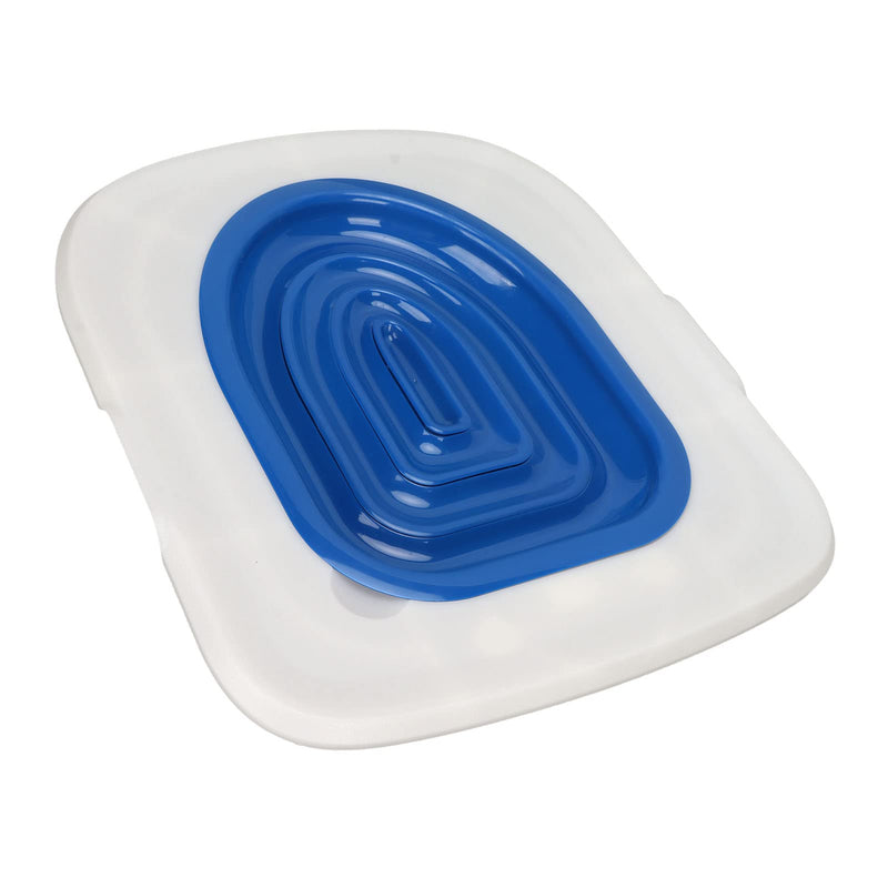 Cat Toilet Training Kit, Universal Reusable Cat Toilet Trainer for Pet Cleaning Litter Boxes (White Tray, 1 Blue Inner Support) - PawsPlanet Australia