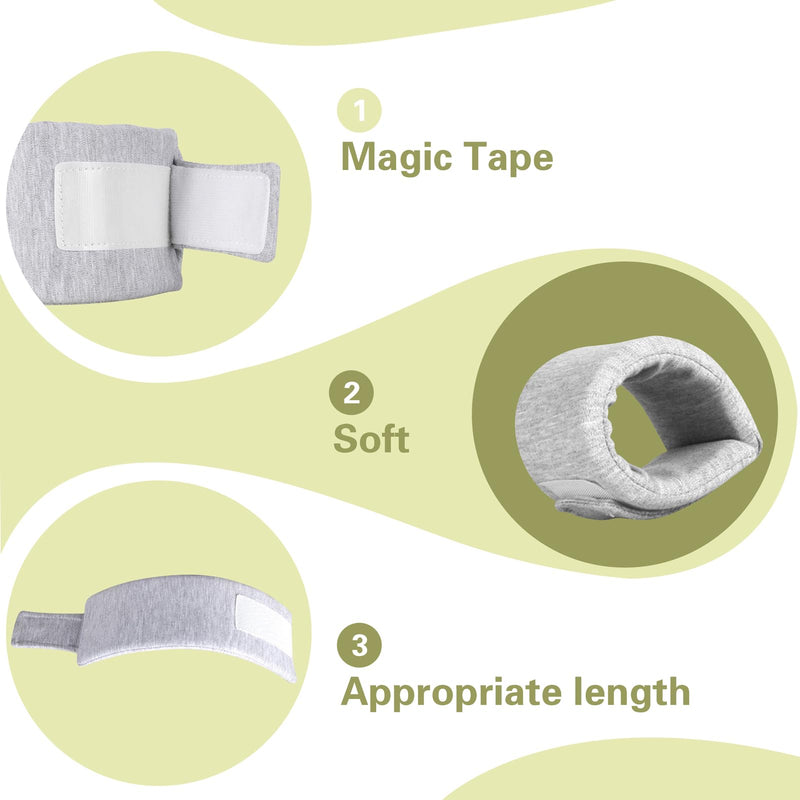 Cat Neck Brace, Breathable & Adjustable Cone Collar After Surgery Recovery Anti-Scratch Anti-Lick Protection, Cat Cone Collar for Small Medium Dogs Puppies Kittens (Grey, S) Grey
