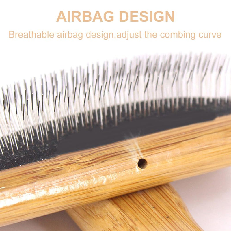 Wool Carders Brush, 2pcs Wooden Carding Brushes Needle Felting Cleaner Comb with Handle for Dogs and Cat/Spinning and Weaving(size:L) - PawsPlanet Australia