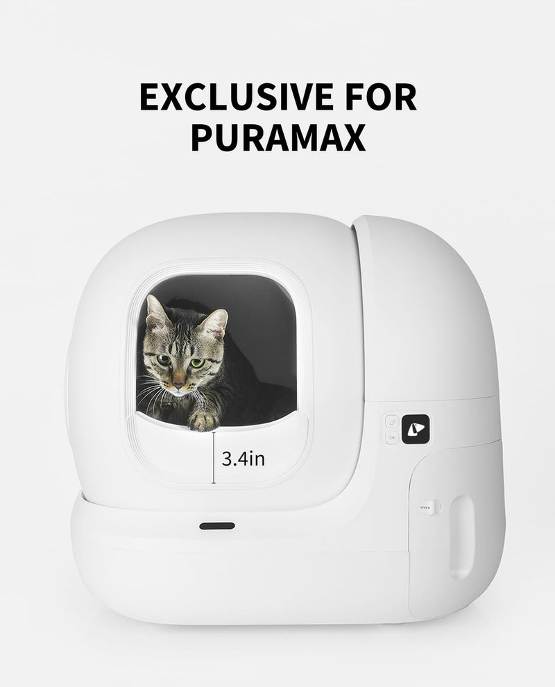 PETKIT Elevated Entrance Fence for PuraMax Self-Cleaning Cat Litter Box, Anti-Leak Urine and Cat Litter Baffle for Puramax, Increase Threshold for Automatic Cat Litter Box, Less Mess - PawsPlanet Australia