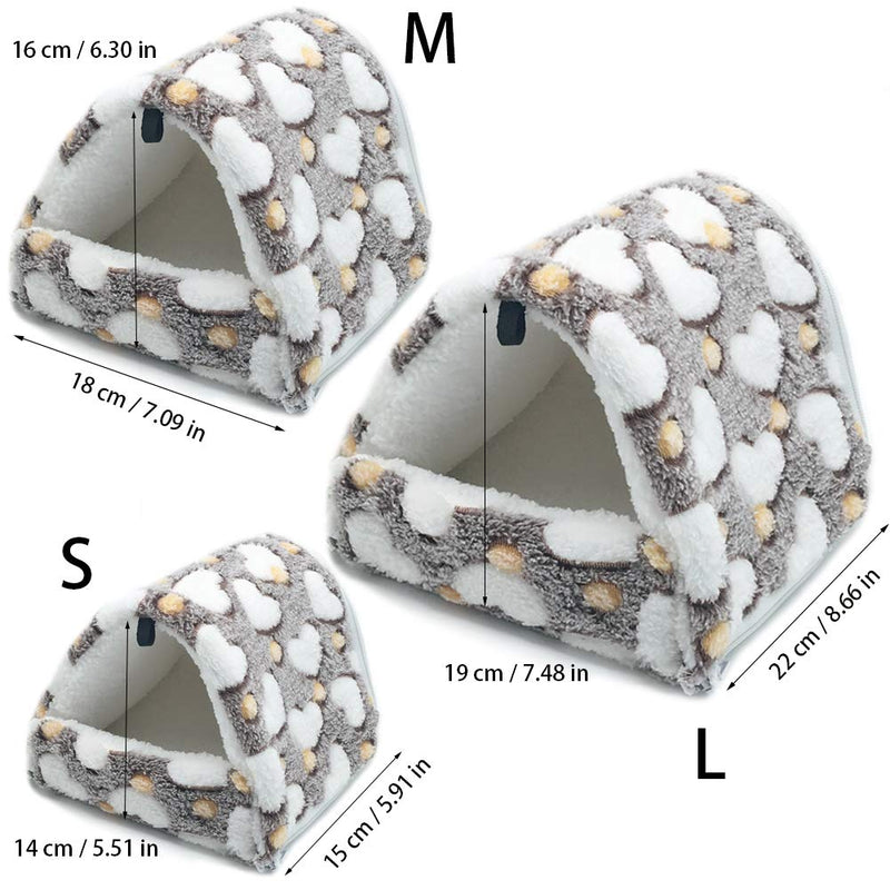 LeerKing Rat Hammock Bed Ferret Rodent Hammock Bed Hideout Cage Accessories Toy Bed for Guinea Pig Chinchilla Hedgehog Sugar Glider Medium Brown - PawsPlanet Australia