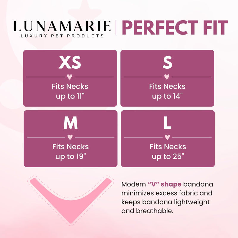 LunaMarie - Luxury Pet Birthday Bandanas -Premium & Silky Poly Fabric | 100% Handmade | Custom Shape Dual Layered (Birthday Girl, Medium) Birthday Girl - PawsPlanet Australia