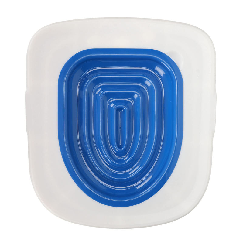Cat Toilet Training System, Reusable Cat Potty Toilet Training Kit, Sturdy Cat Toilet Training Kit, Cat Toilet Trainer Urinal Seat for Teaching Cat to Use Toilet (White Tray, 1 Blue Inner Support) White Tray , 1 Blue Inner Support - PawsPlanet Australia