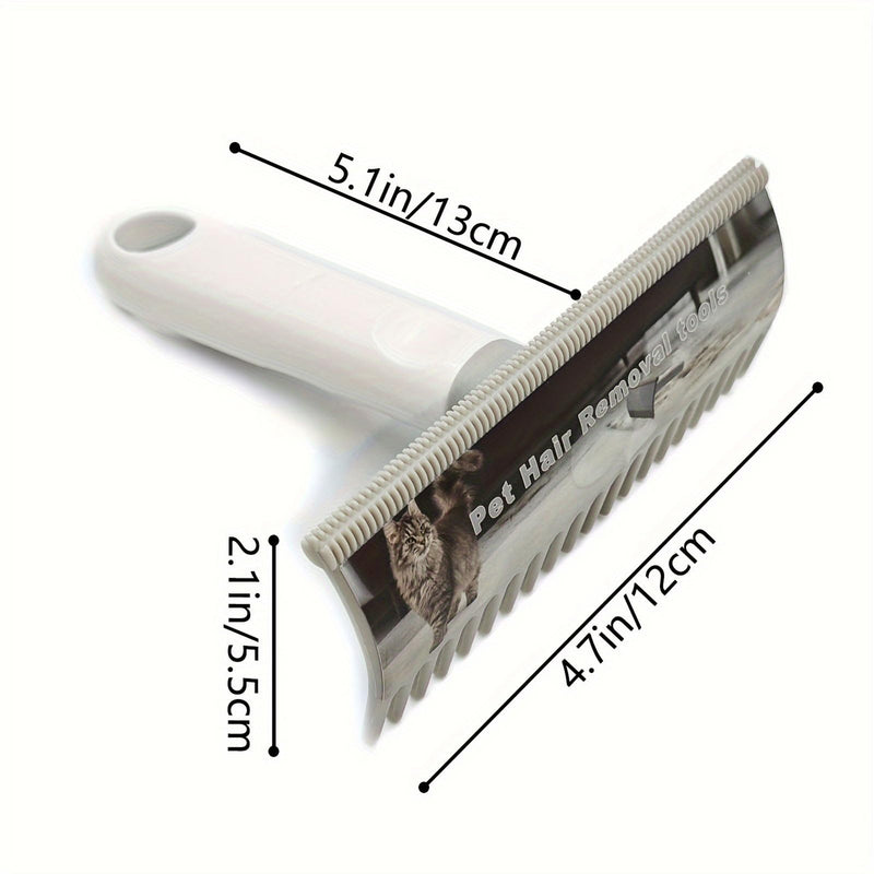 1Pc Double-sided Dog Hair Brush, Carpet Scraper and Dog Hair Brush, Deshedding Tool for Dogs and Cats Hair Remover, Combs, and Brushes for Pet Grooming, Long Hair Cat and Dog Dematting Comb