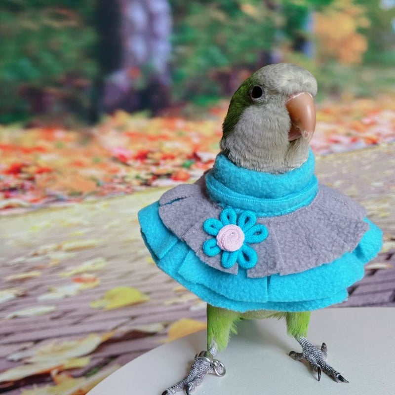 Bird Collar Anti Bite Elizabethan Recovery Cone, Bird Neck Protector for Feather Plucking, Bird Neckwear Full Body Shield, Bird Outdoors Windproof Cape Color Randomly (African Grey) African Grey - PawsPlanet Australia