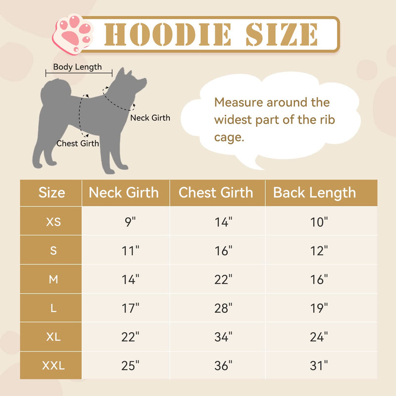 Fuzzy Dog Hoodie Dog Sweater Dog Clothes Warm Soft Dog Coats Hooded Sweatshirt Fleece Dog Hoodies for Large Dogs Dog Sweaters for Extra Large Dogs(Grey-XL) X-Large Grey - PawsPlanet Australia
