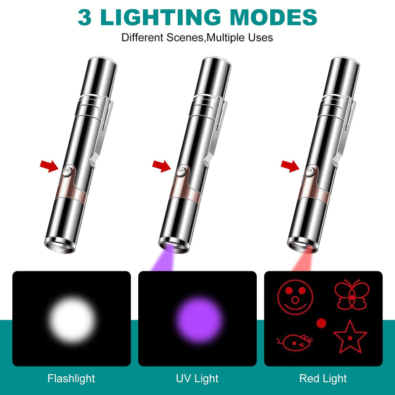 Cowjag Laser Pointer, Cat Birds Toy Pointer for Indoor, Cat Mouse Toys Wand Light Pet Interactive Toys to Keep Cat Busy, for Kitten Cat Dog Chase Play - PawsPlanet Australia
