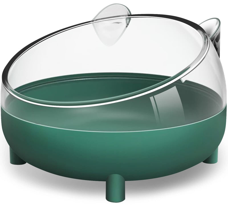 Hamster Food Bowl, Elevated Tilted Pet Feeder, Reduces Neck Strain, Suitable for Dwarf Hamsters, Gerbils, Mice, Puppies, and Other Small Animals Green - PawsPlanet Australia