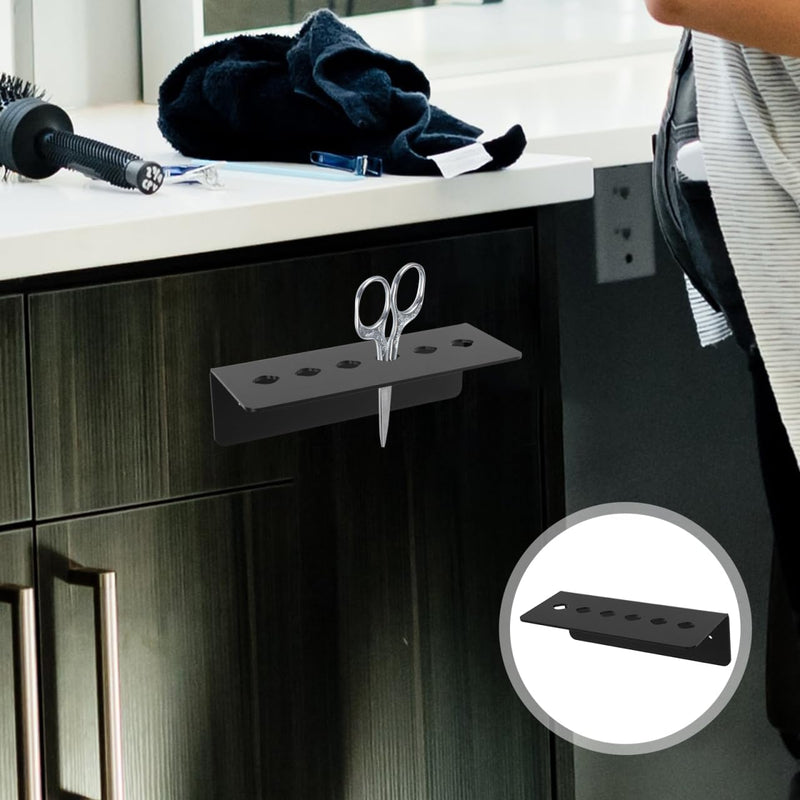 Wall Mounted Scissor Holder for Salon Shears Grooming Tool Rack Pet Grooming Scissor Storage Durable Shear Rack for Hairdressers - PawsPlanet Australia