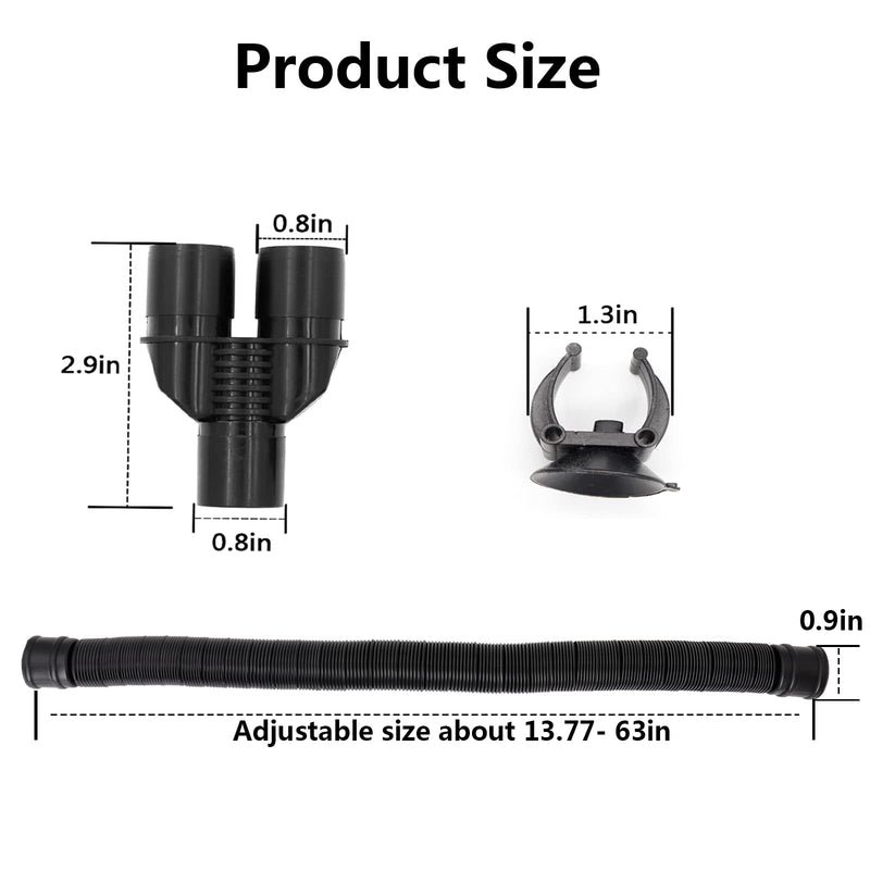Reptile Fogger Extension Tube, Accessories of Reptile Humidifier Mister Suitable for Reptiles Amphibians and Terrarium - PawsPlanet Australia
