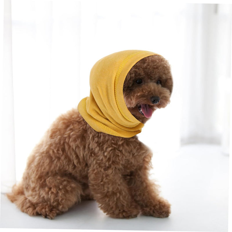 Dog Ear Protectors, Noise-Reducing, Elastic with Neck Warmer, Hearing Protection for Small Dogs during Thunderstorms, Soft Polyester, Versatile Ear Protection and Neck Scarf