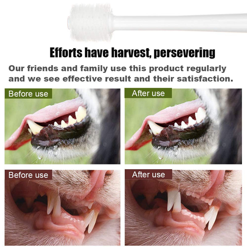FinYii 360-Degree Soft Yorkie Toothbrush, Small Dogs Puppy Toothbrush (Colors Varie) - PawsPlanet Australia