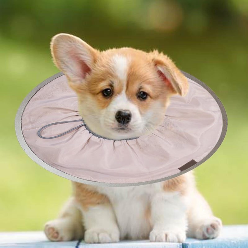 Dog cone, recovery collar for cats, cat collar to prevent | Comfortable Elizabethan pet collar, soft, lightweight cat cone collar for cats, Kitten Light Pink S