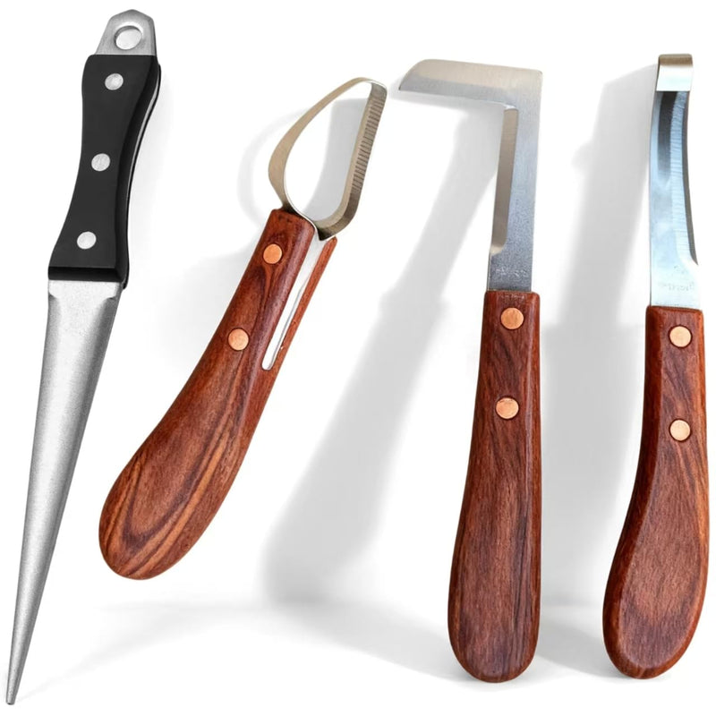 Hoof Knife Sharpener Farrier Tool - Professional Diamond Honing Rod for Sharpening Hoof Knives - Kitchen/Garden/Outdoor Tool Blade Sharpener - Durable Handheld Knife Sharpening Rod