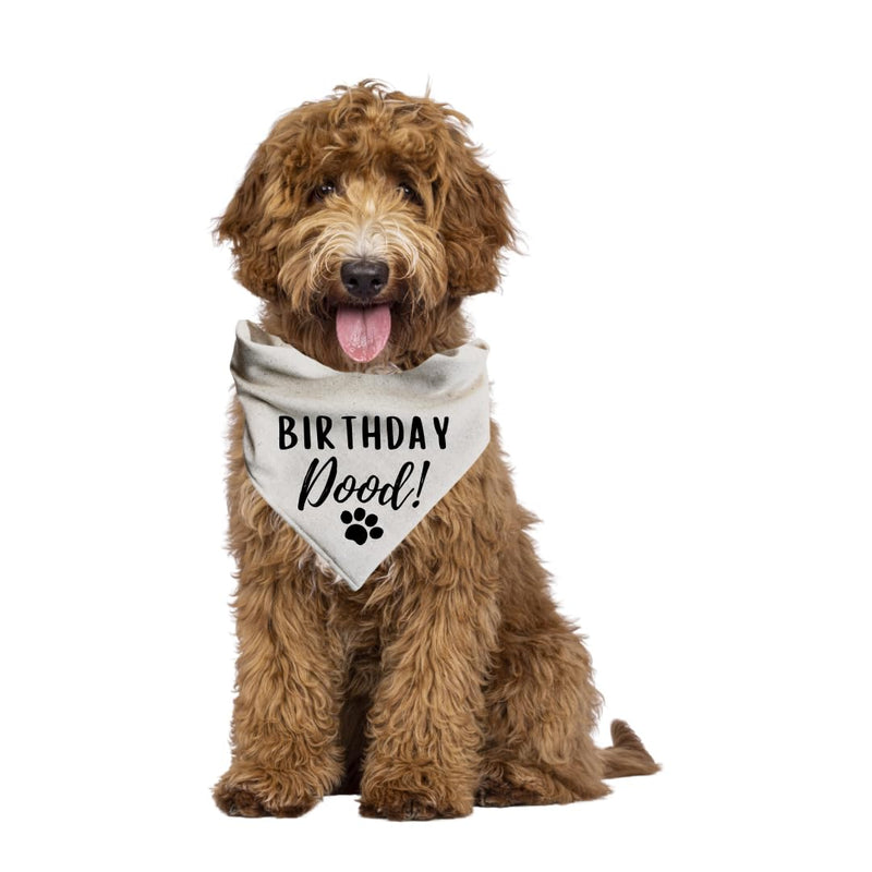 Birthday Dood Dog Bandanna pet Bandana Celebration Party paw-ty (Medium) Medium - PawsPlanet Australia